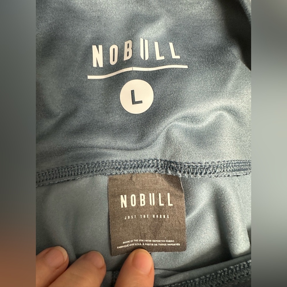 NOBULL Womens Blue Camo Leggings - Picture 7 of 7